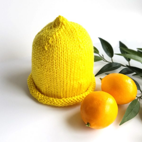 lemon hat on white