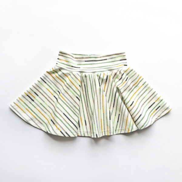 harley skirt needlepoint stripe