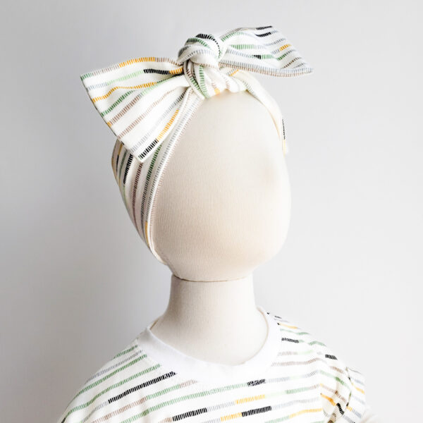 eva headband embroidery stripe