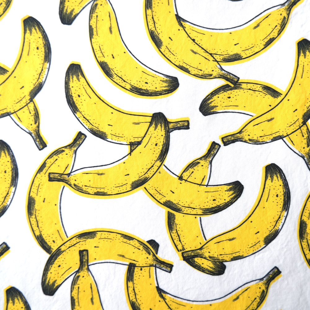 bananas fabric