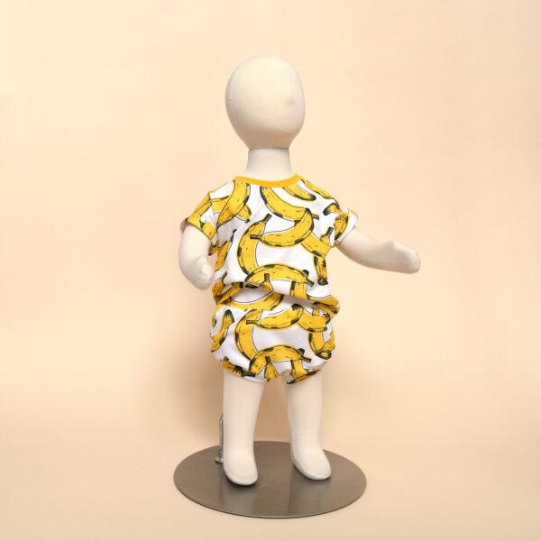 Harper Bummies + Short Sleeve Marley Tee on mannequin - bananas