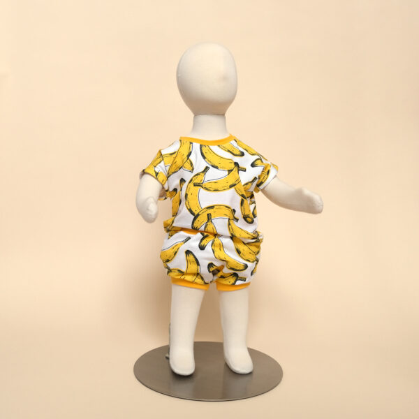 Harper Bummies + Short Sleeve Marley Tee on mannequin - bananas