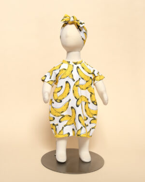 zora dress on mannequin - bananas