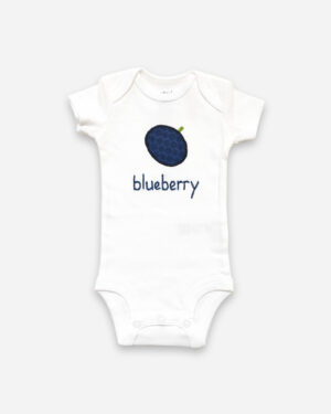 blueberry hand embroidered bodysuit