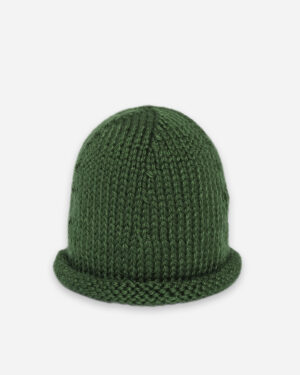 avocado hand knit hat