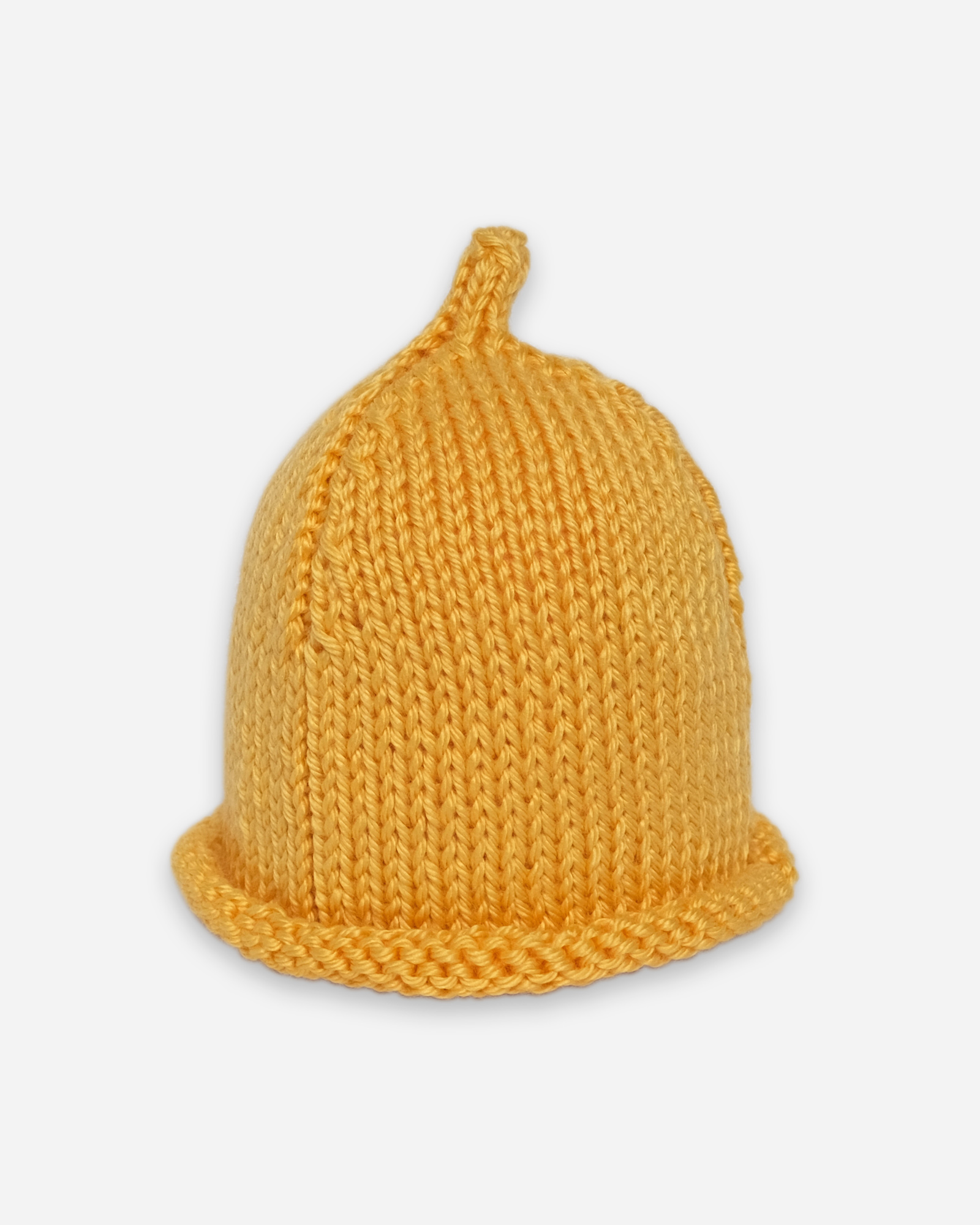 banana hand knit hat