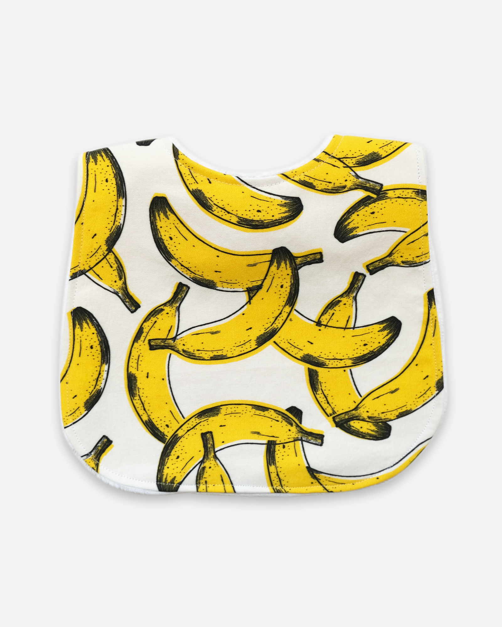 Oversized Toddler Bib – Bananas | KID things by Monika Briggs