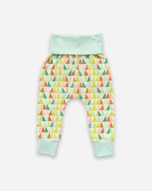 rory foldover waist pants - geometric triangle