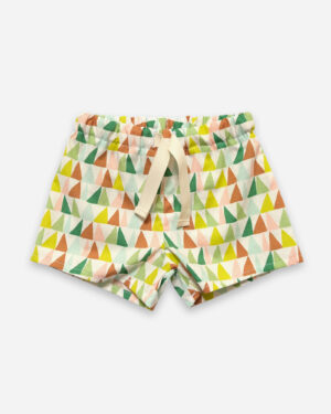 quinn shorts geometric triangle