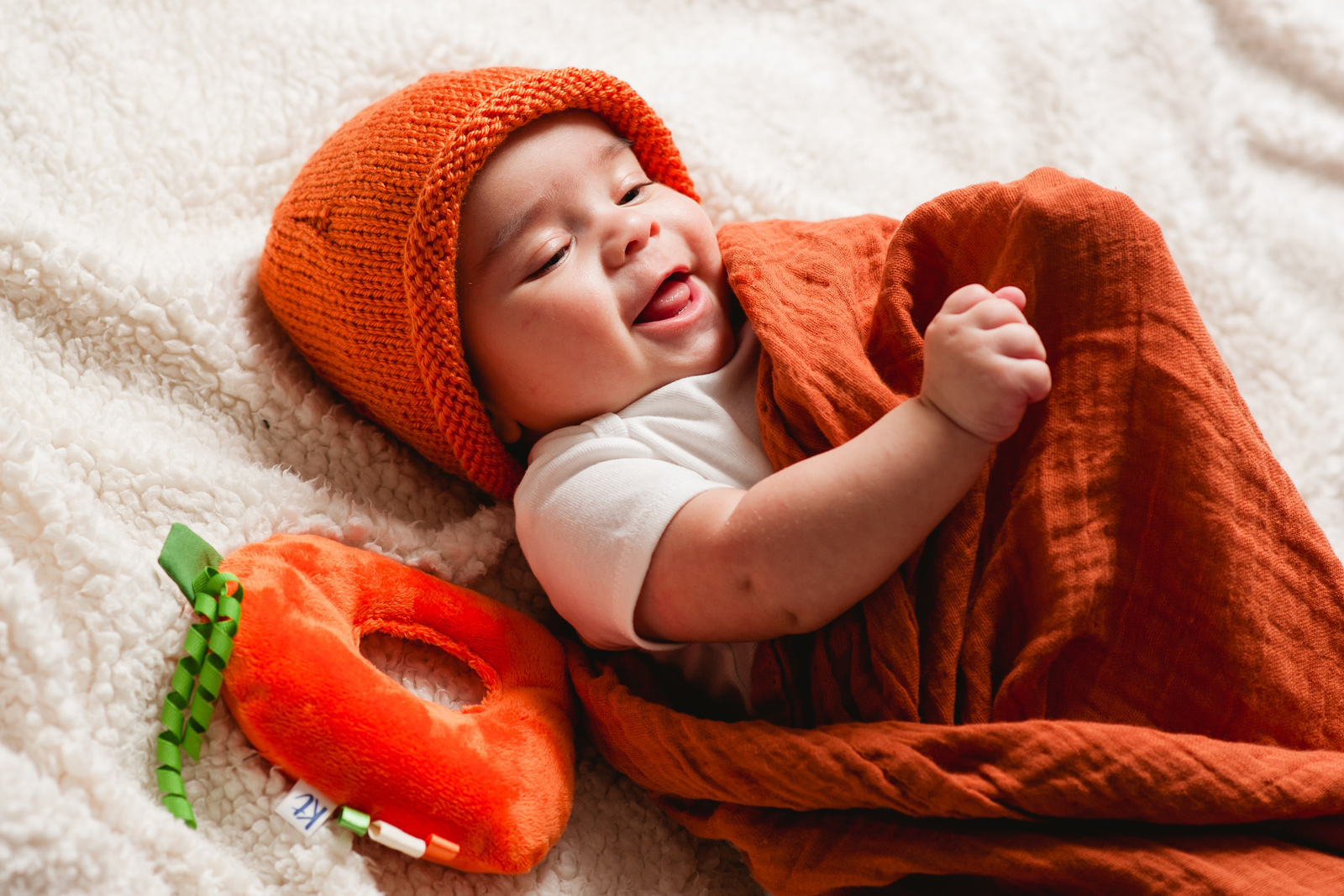 baby in pumpkin costume