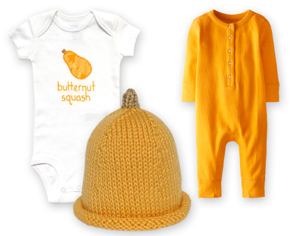 butternut Squash halloween costume for babies